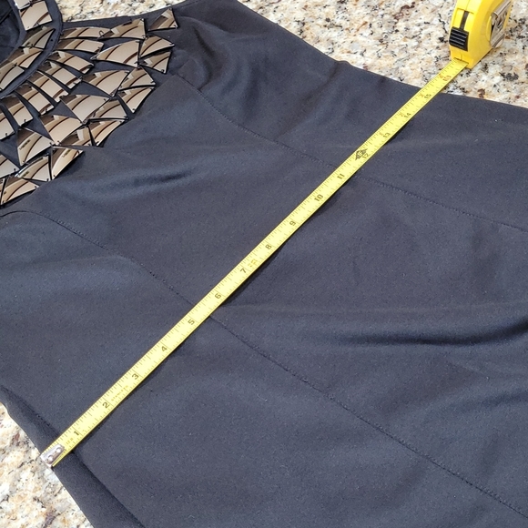 Venus Mirror Pieces Black Sexy Dress - Picture 13 of 13